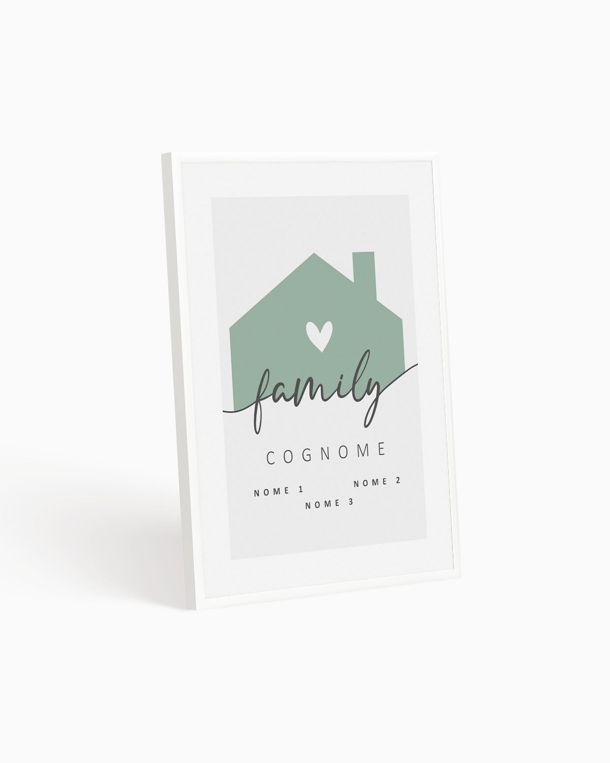 Poster Personalizzato Family Home