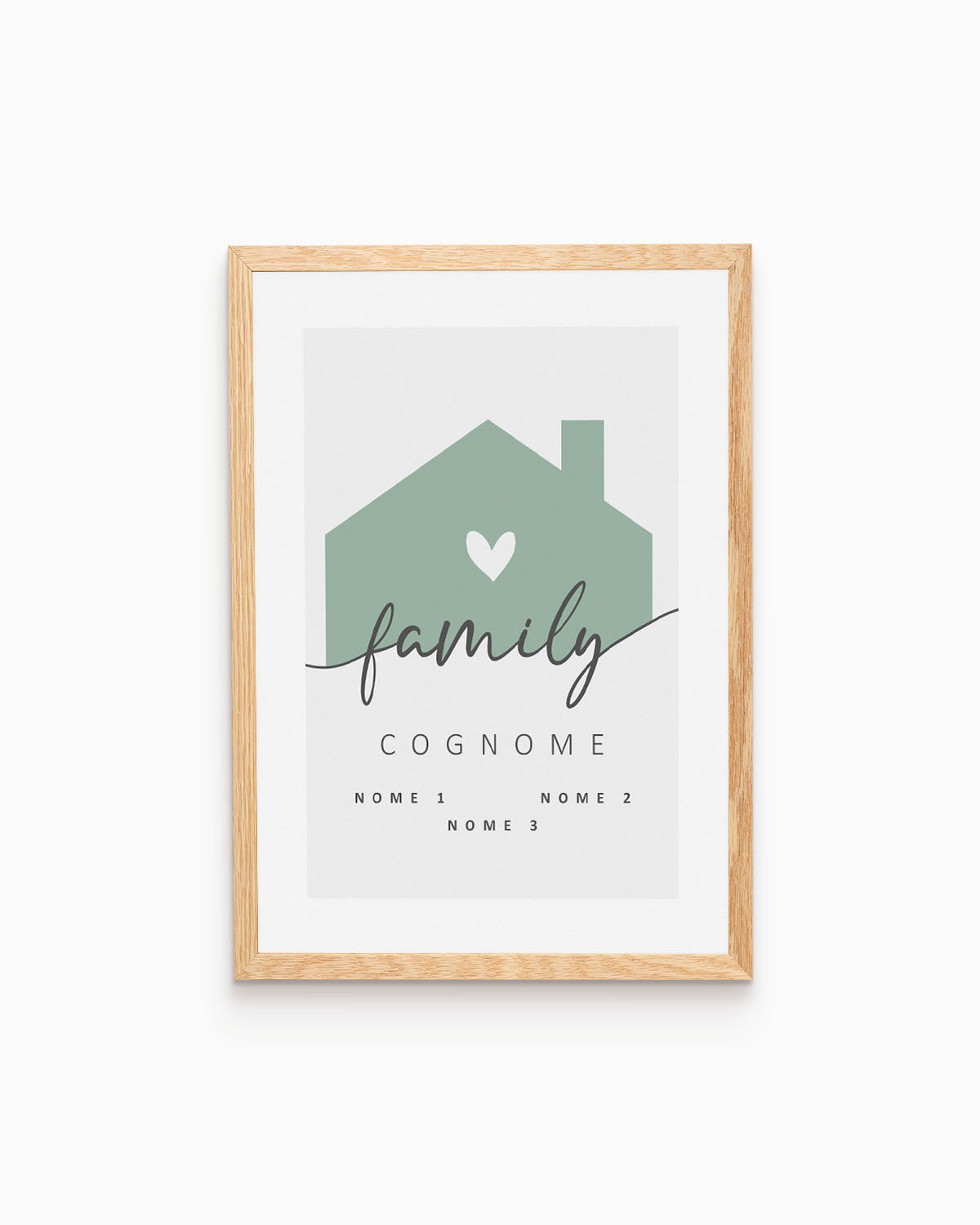 Poster Personalizzato Family Home