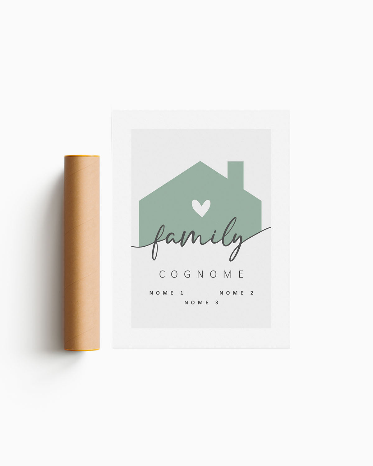 Poster Personalizzato Family Home