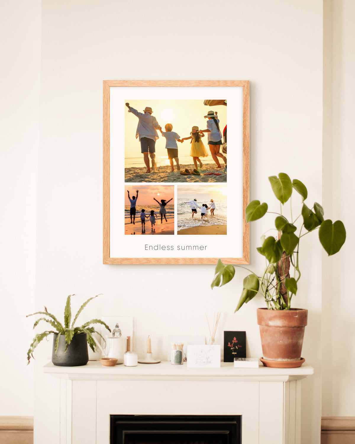poster personalizzato con collage di foto, decorazione casa idea regalo per ambienti moderni