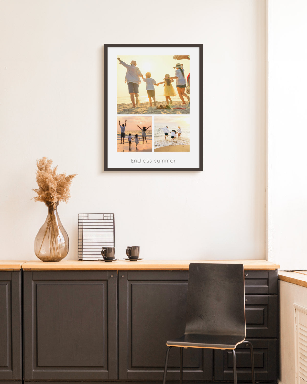 poster personalizzato con collage di foto, decorazione casa idea regalo per ambienti moderni