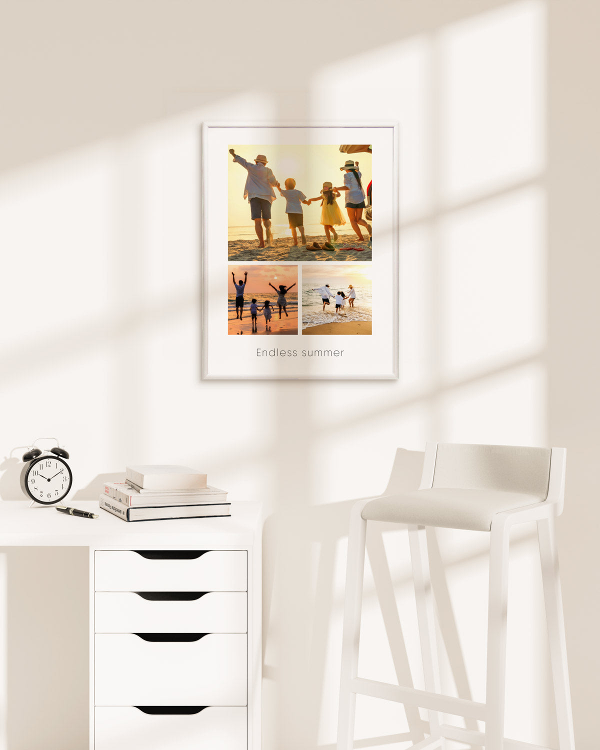 poster personalizzato con collage di foto, decorazione casa idea regalo per ambienti moderni