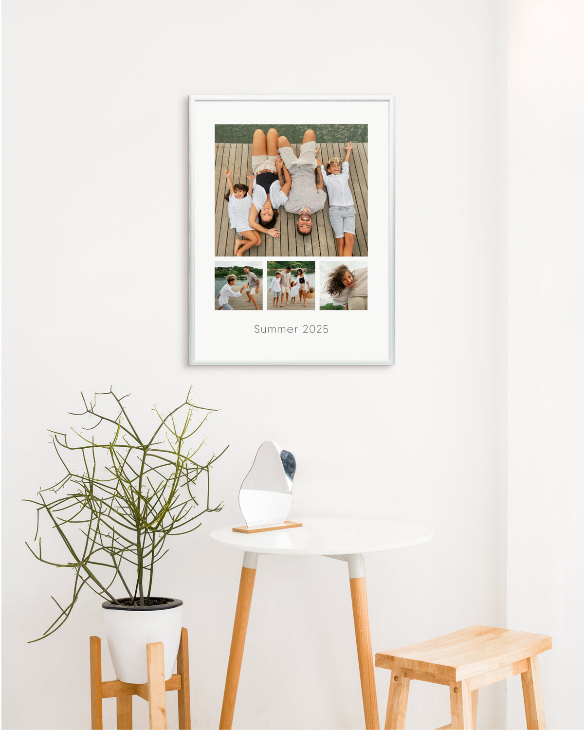 poster personalizzato con collage di foto, decorazione casa idea regalo per ambienti moderni