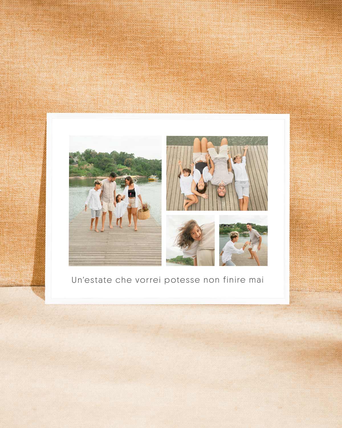 poster personalizzato con collage di foto, decorazione casa idea regalo per ambienti moderni