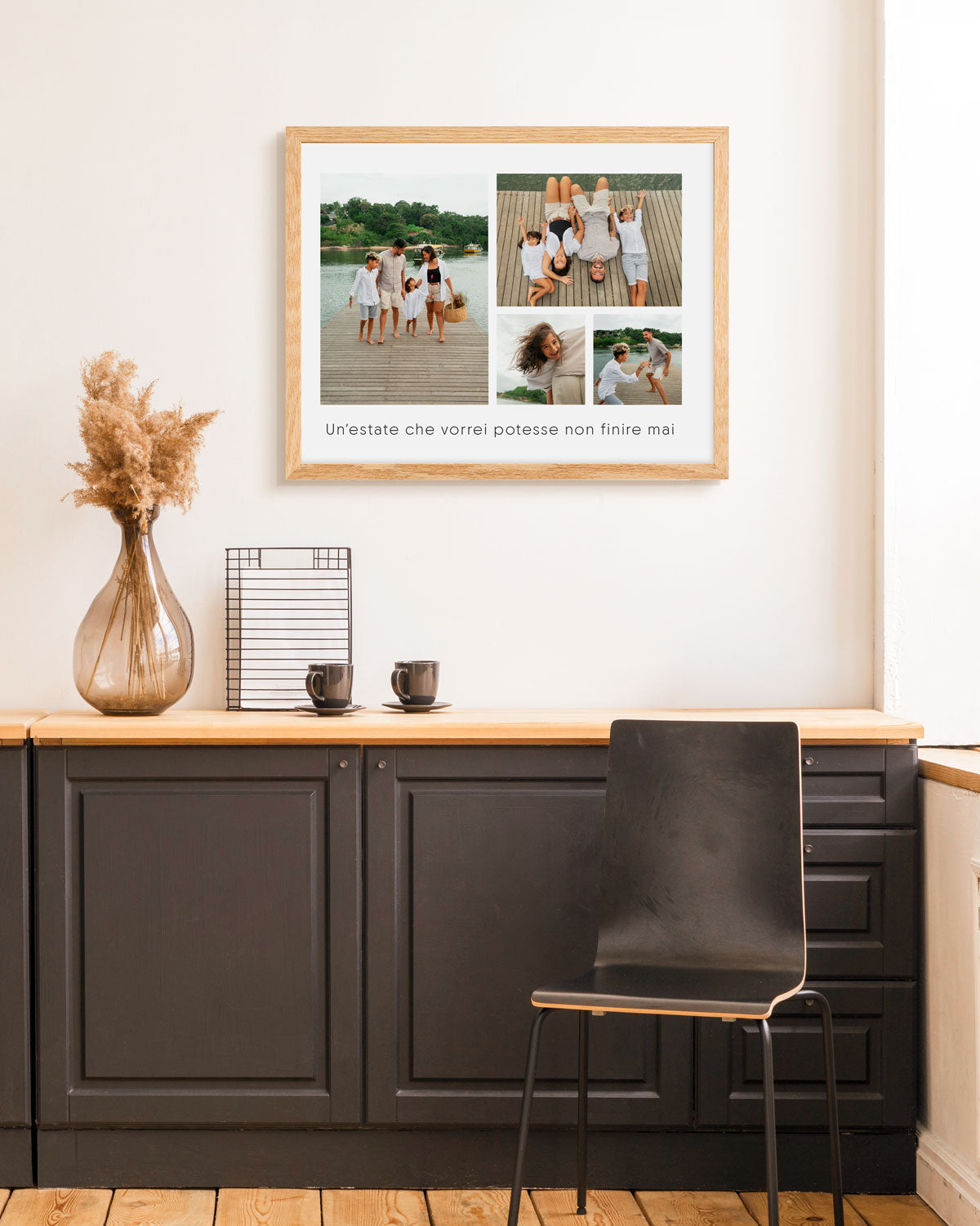 poster personalizzato con collage di foto, decorazione casa idea regalo per ambienti moderni