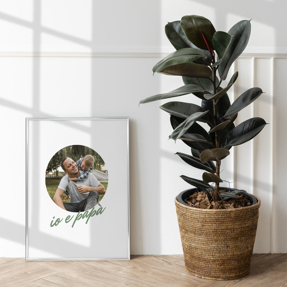 Poster Personalizzato Io e papà