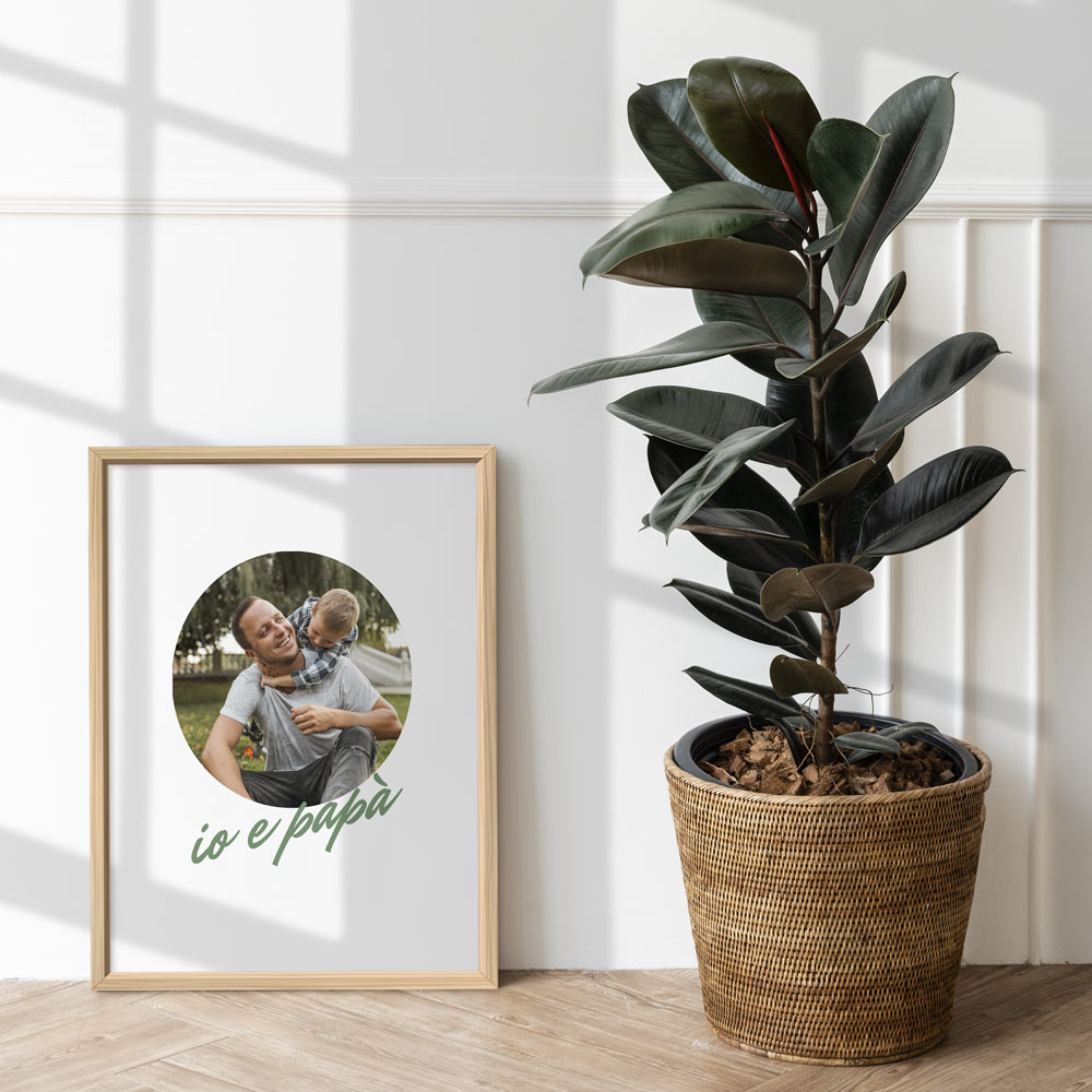 Poster Personalizzato Io e papà