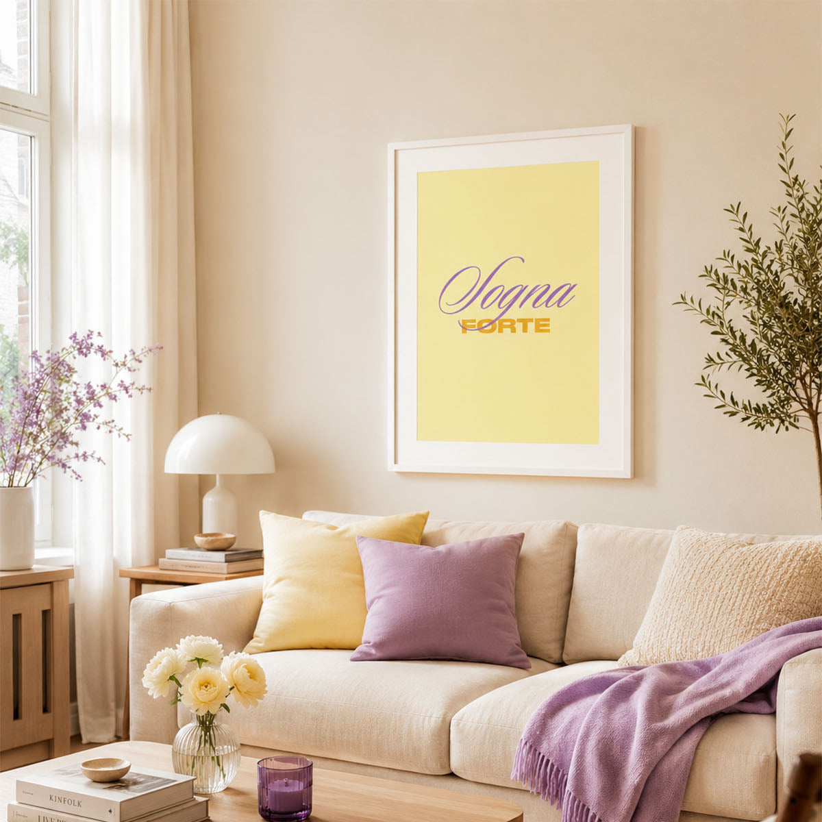 poster Typography con testi e citazioni, decorazione casa ideale per ambienti moderni