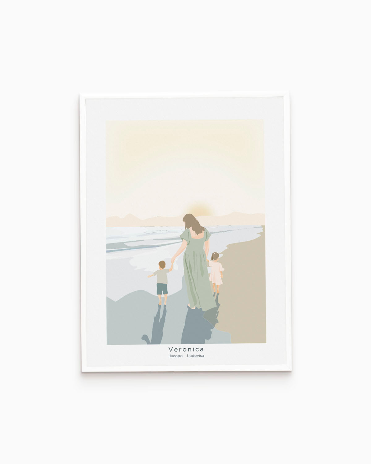 Poster Personalizzato Mamma con figli