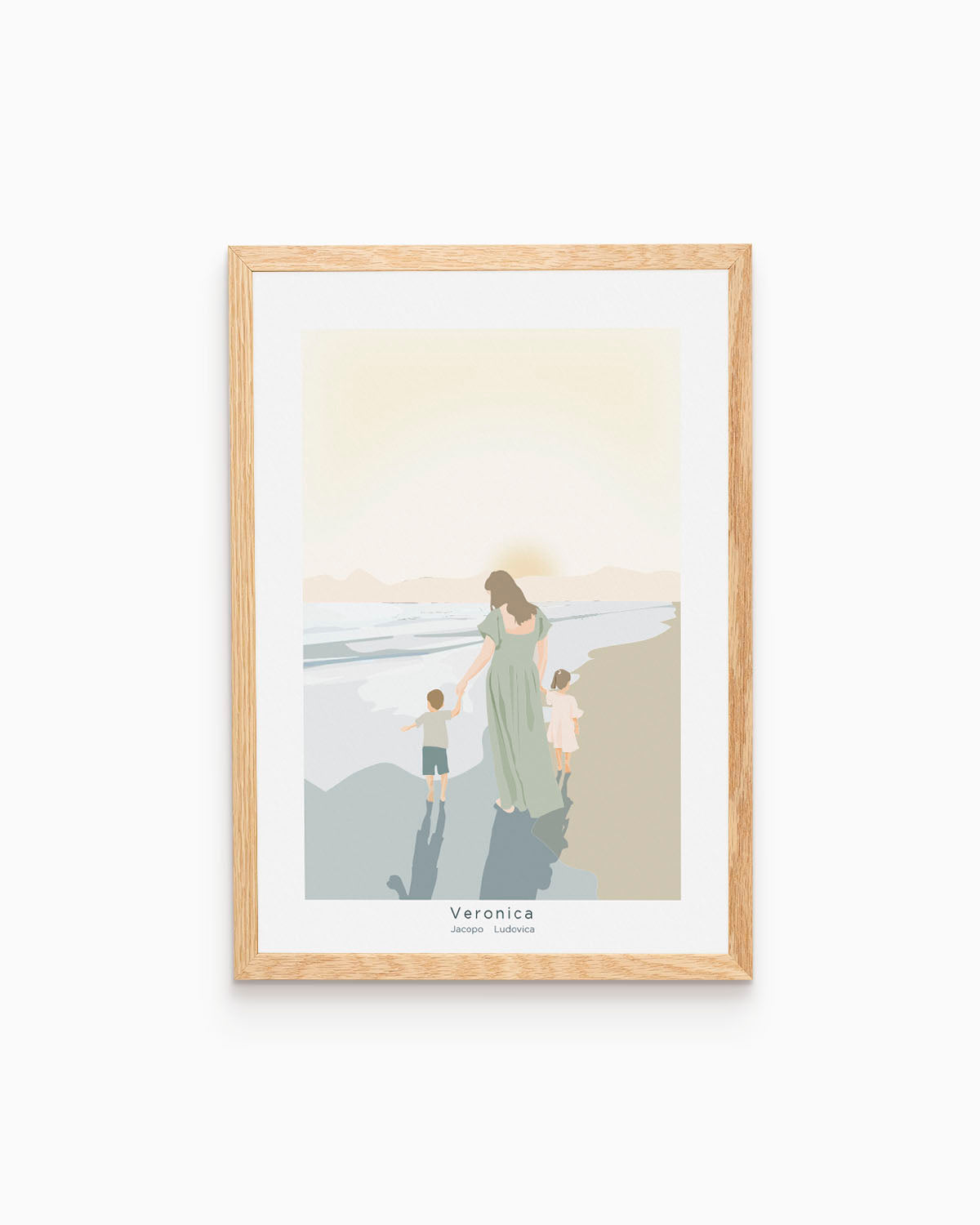 Poster Personalizzato Mamma con figli