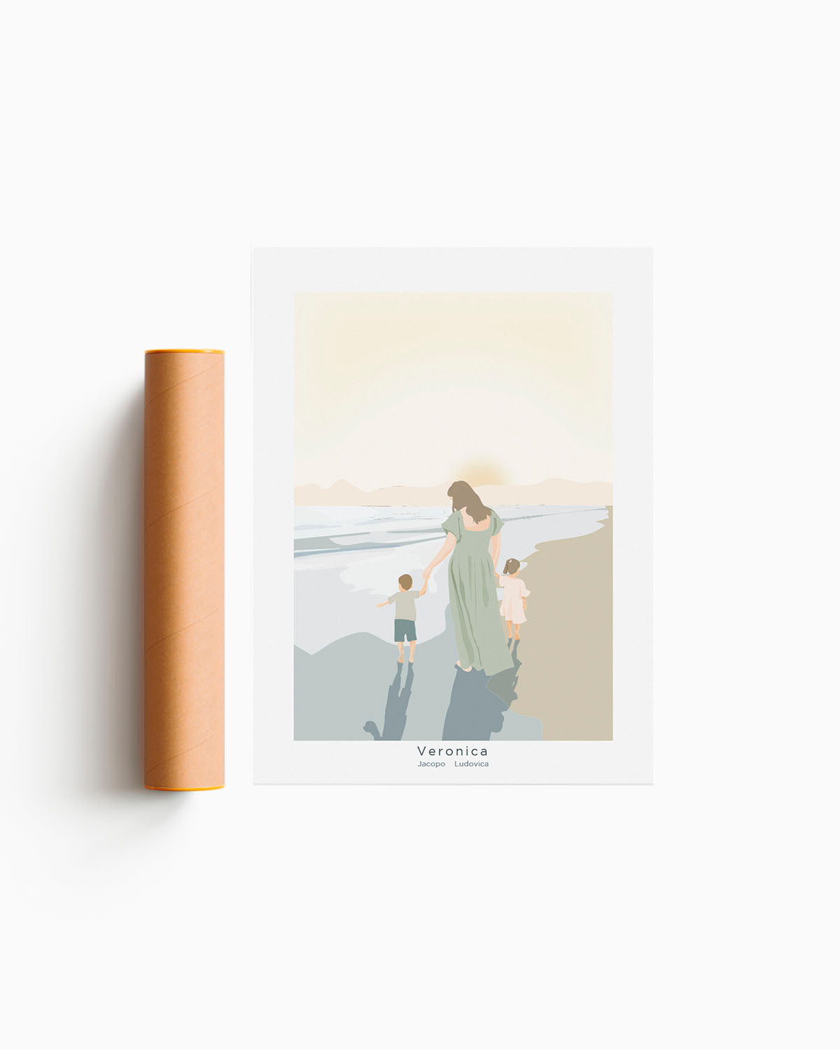 Poster Personalizzato Mamma con figli
