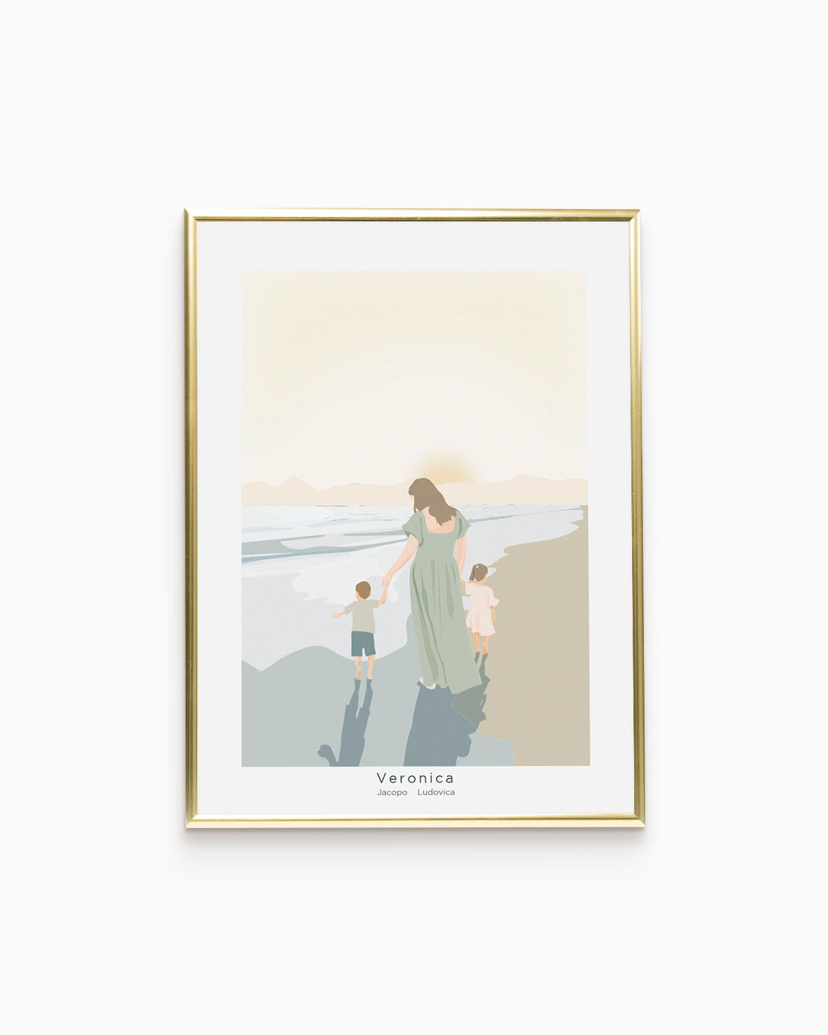 Poster Personalizzato Mamma con figli