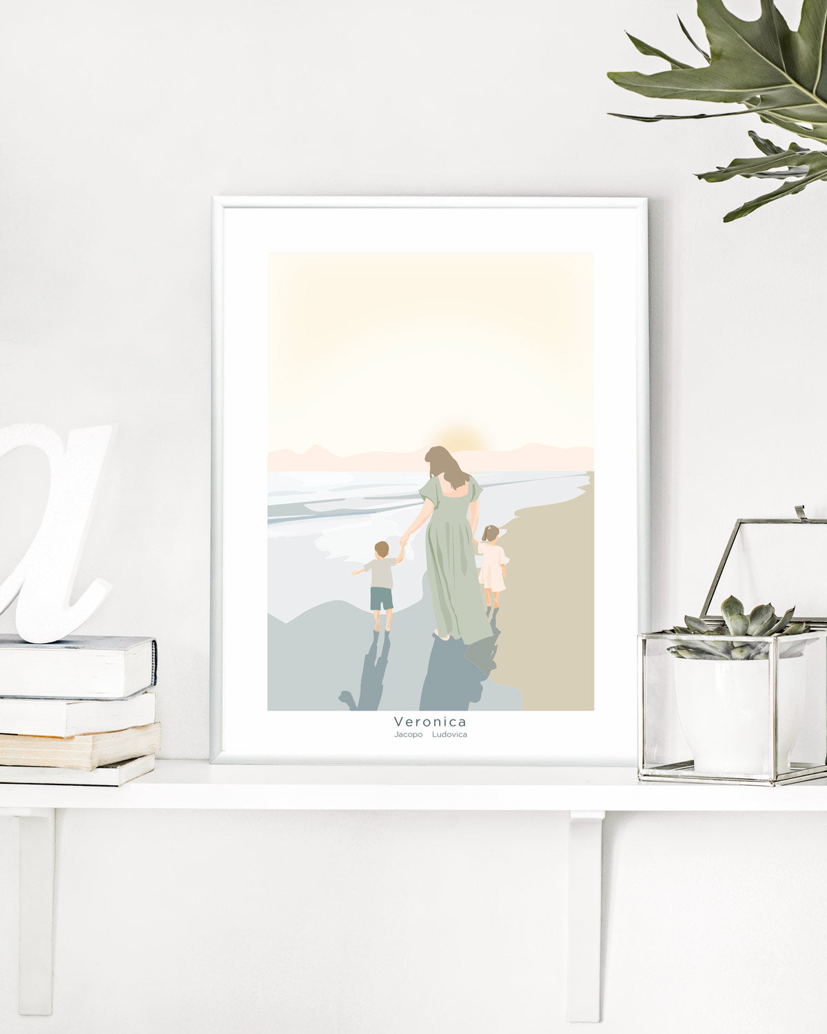 Poster Personalizzato Mamma con figli