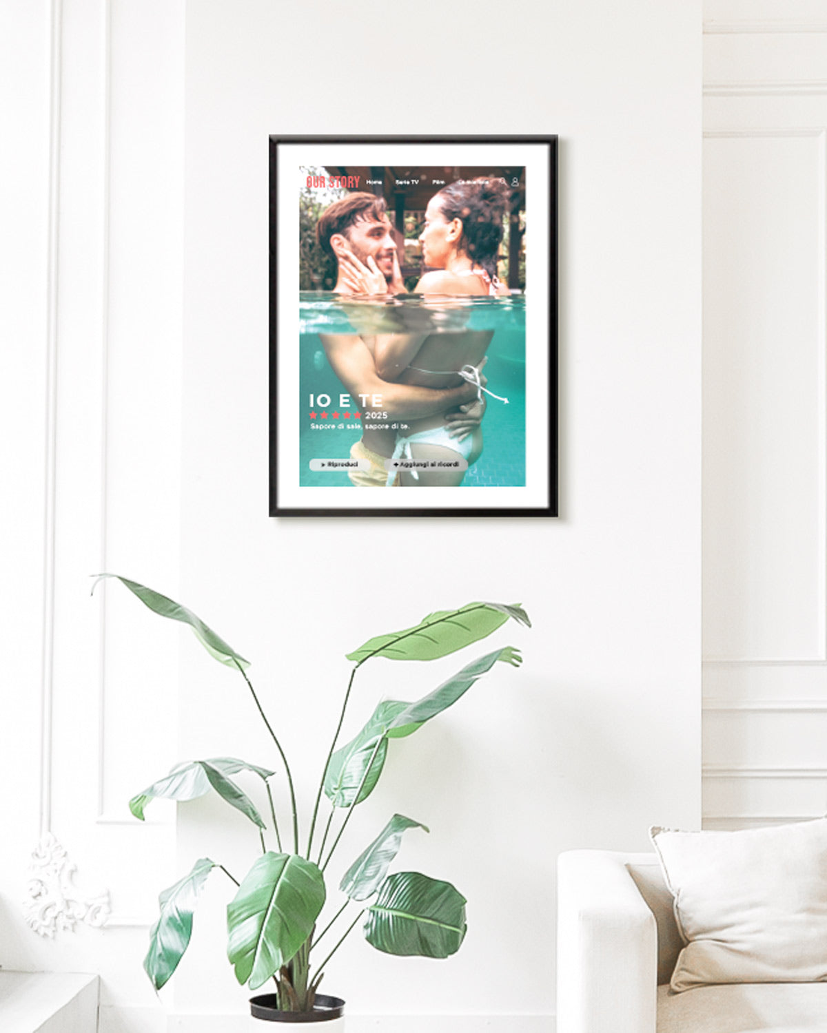 Poster Personalizzato Una storia da film
