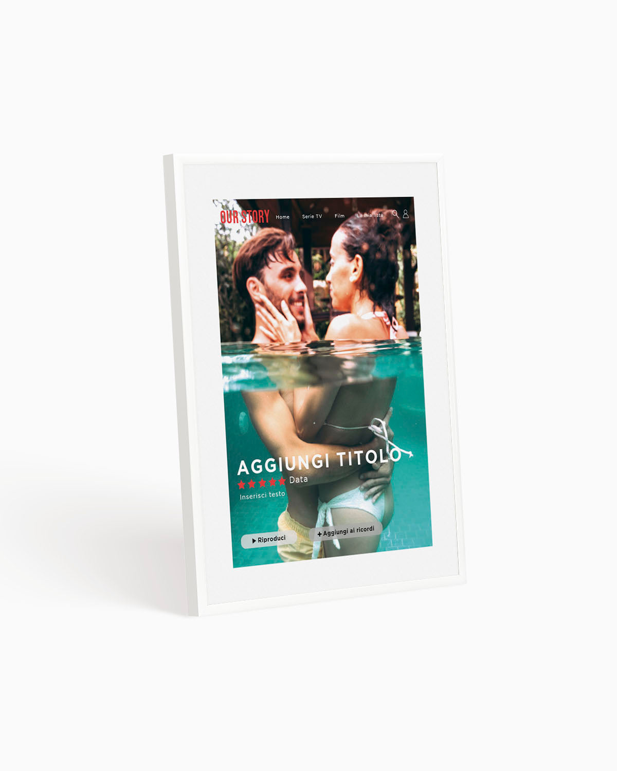 Poster Personalizzato Una storia da film