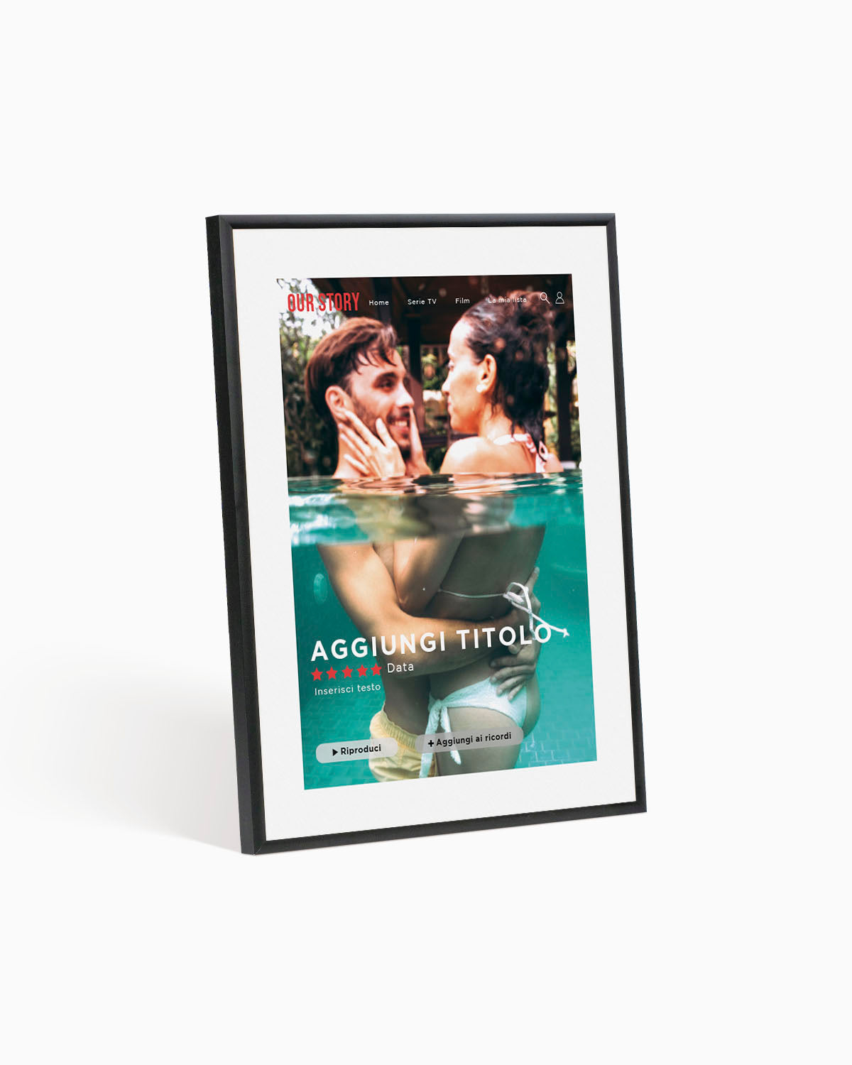 Poster Personalizzato Una storia da film