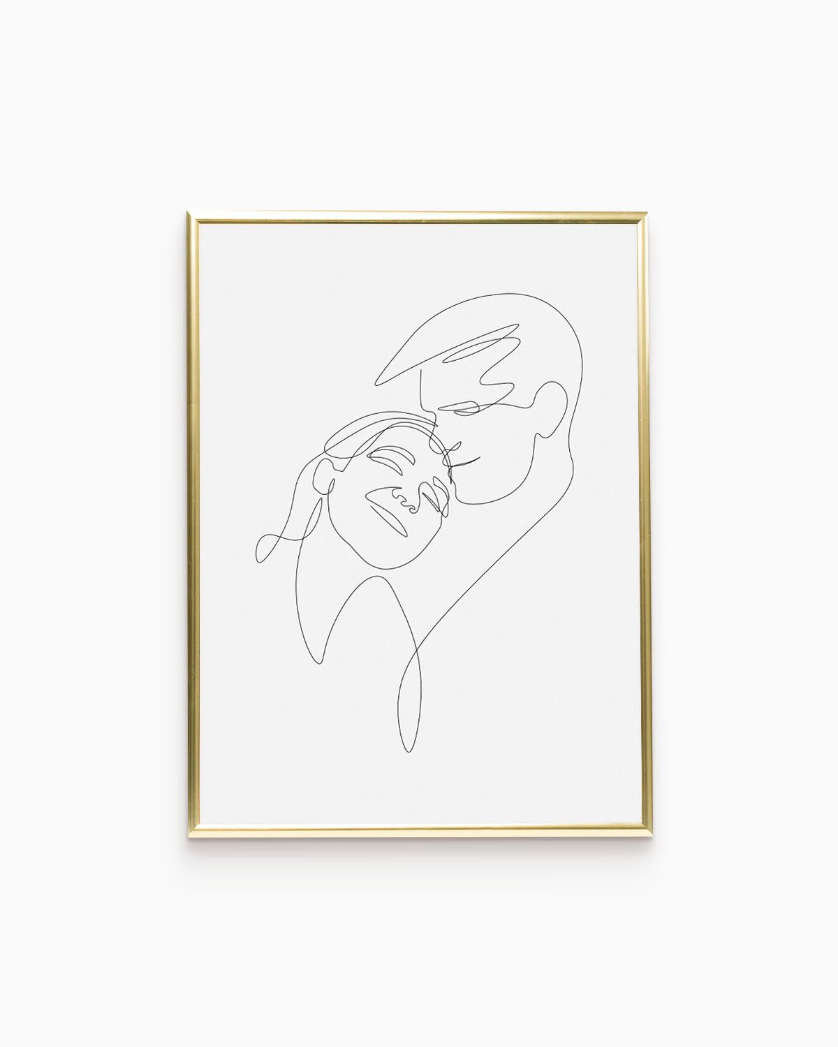 Poster Personalizzato Ritratto in Line Art