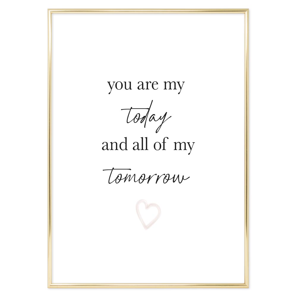 Poster you are my Today