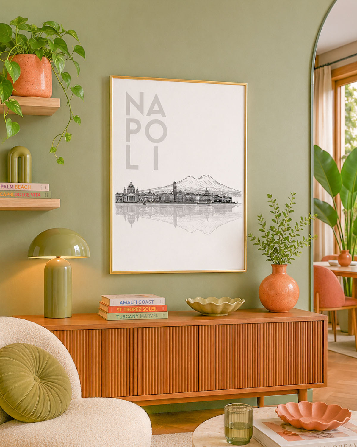 Poster Skyline Napoli