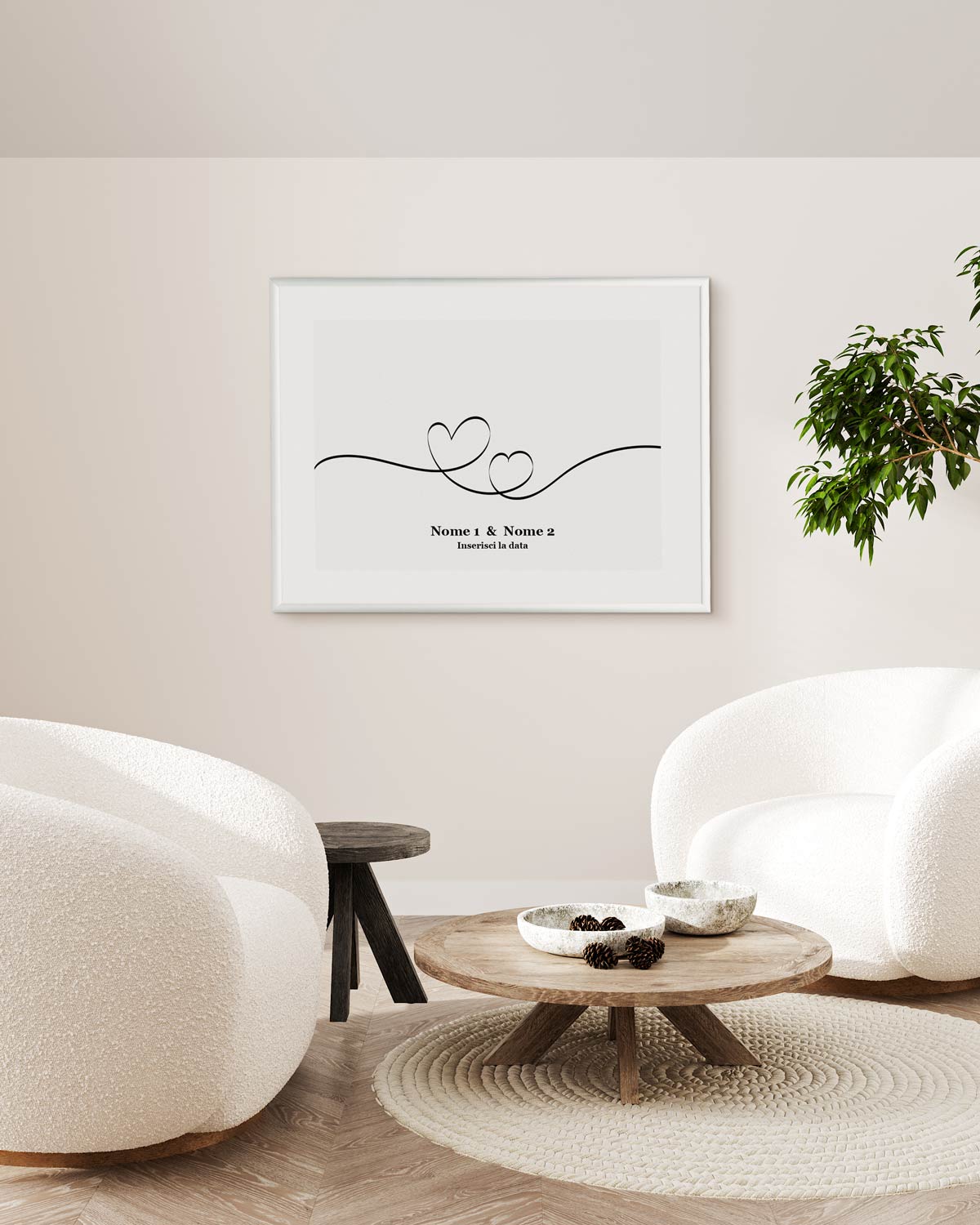 poster personalizzato moderno idea regalo, complemento d'arredo