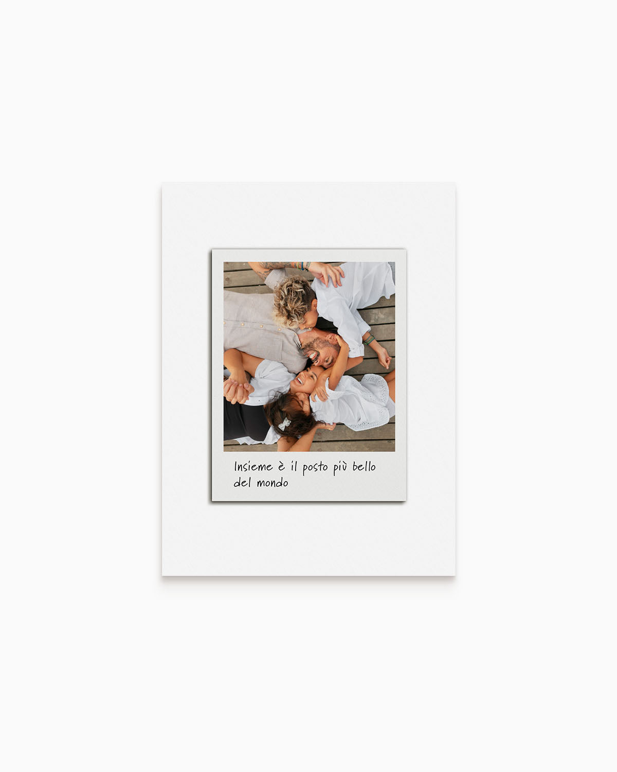Poster Personalizzato Polaroid con dedica