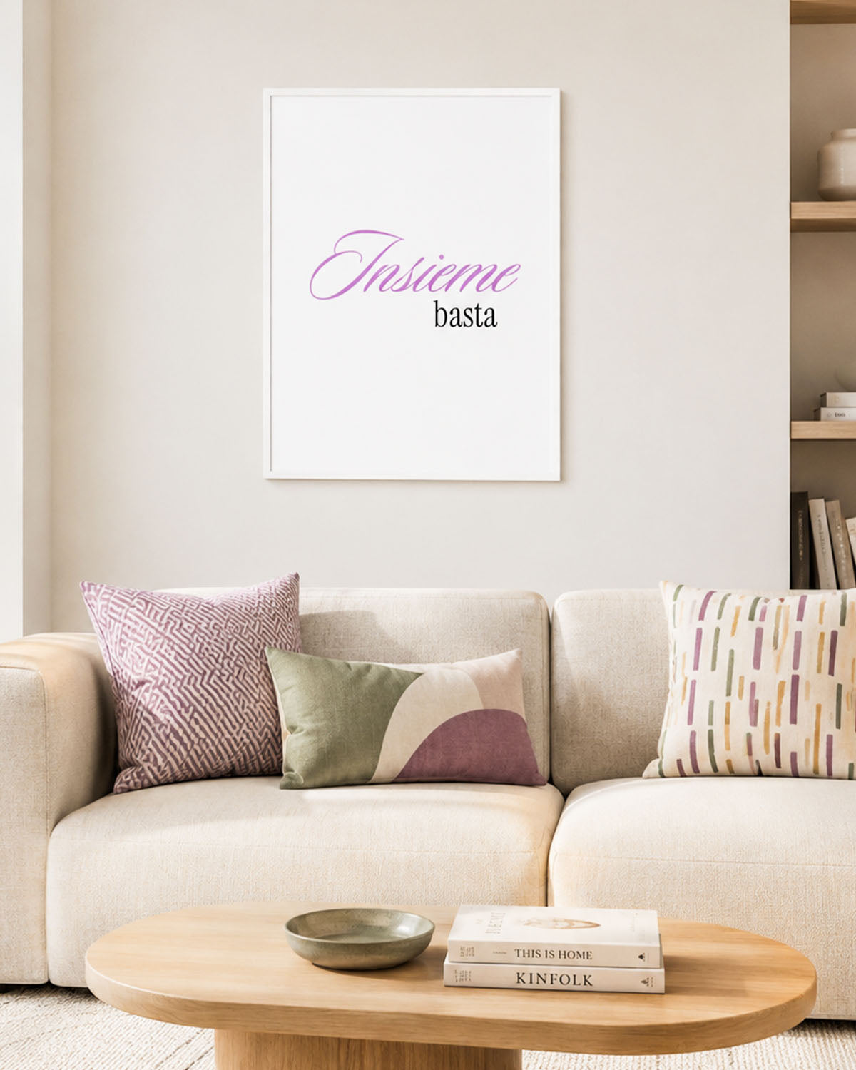poster Typography con testi e citazioni, decorazione casa ideale per ambienti moderni