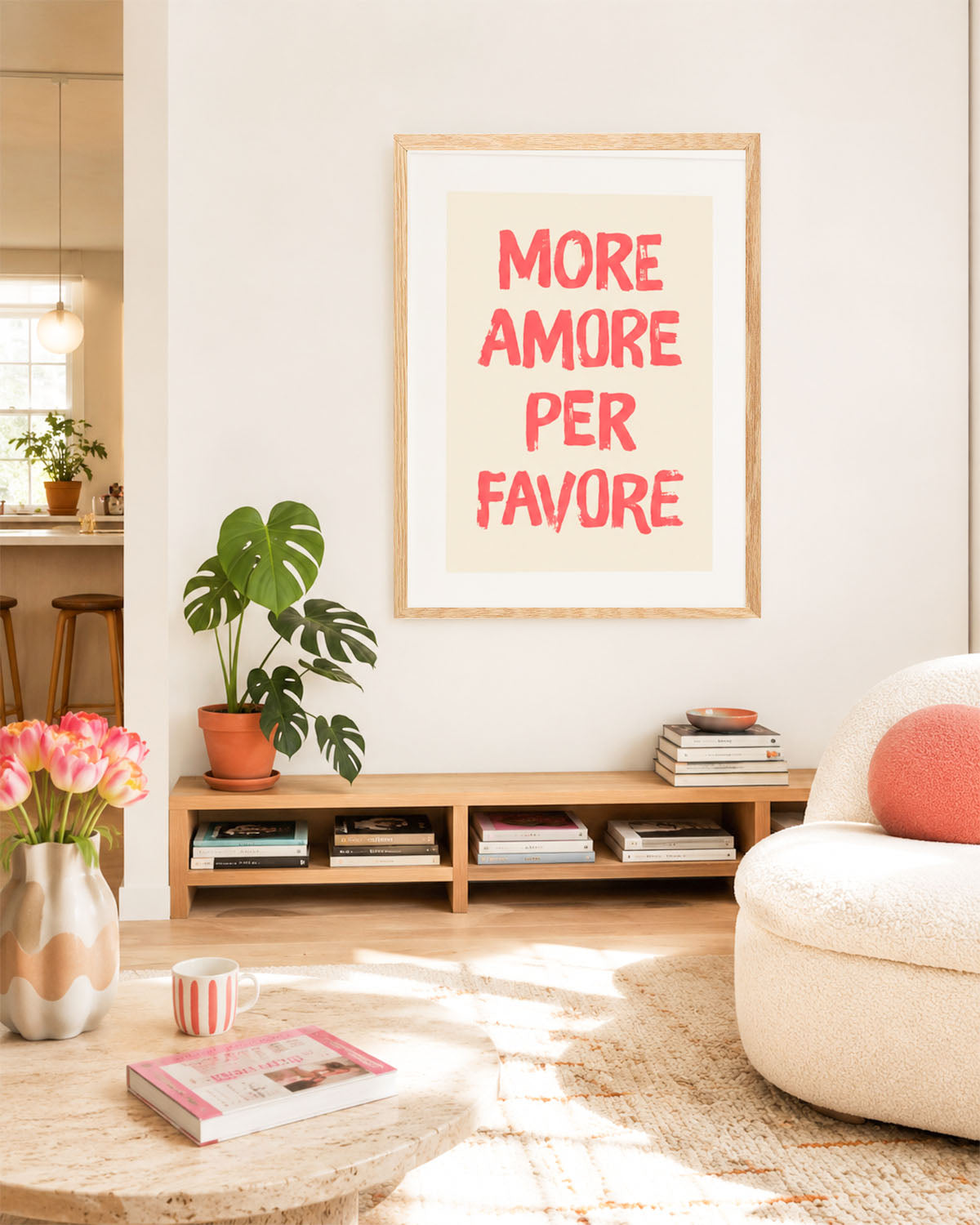 poster Typography con testi e citazioni, decorazione casa ideale per ambienti moderni