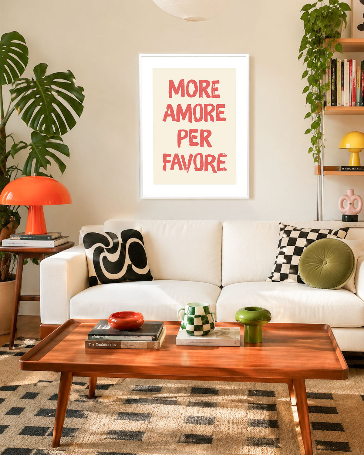 poster Typography con testi e citazioni, decorazione casa ideale per ambienti moderni