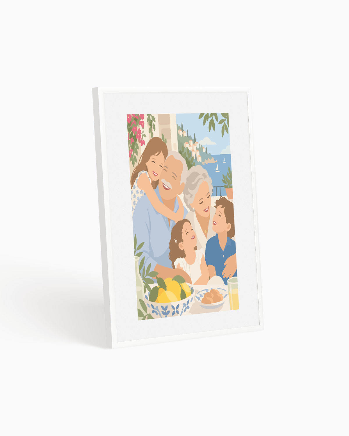 Poster Personalizzato Ritratto Flat