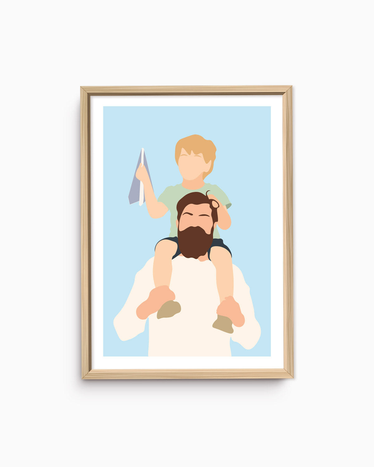 Poster Personalizzato Ritratto Flat