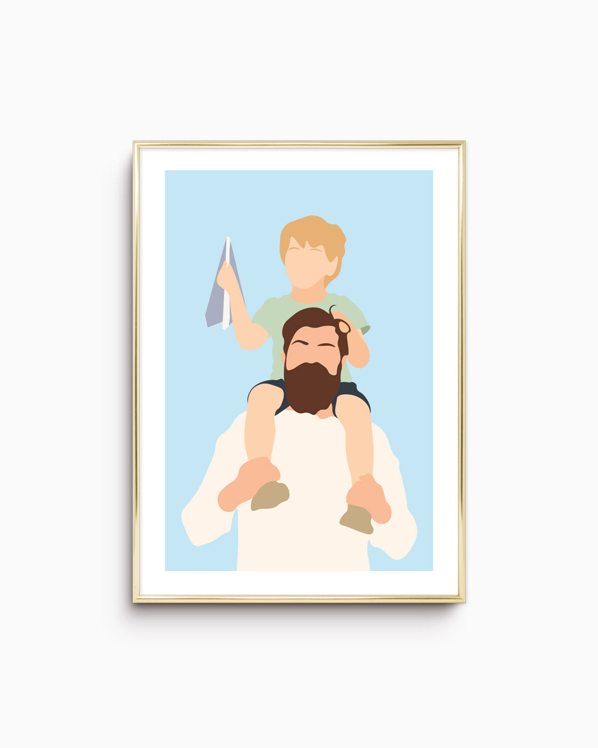 Poster Personalizzato Ritratto Flat