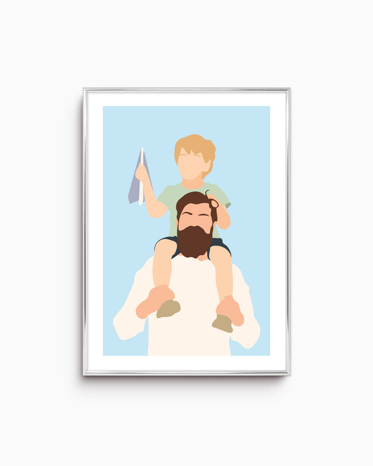 Poster Personalizzato Ritratto Flat