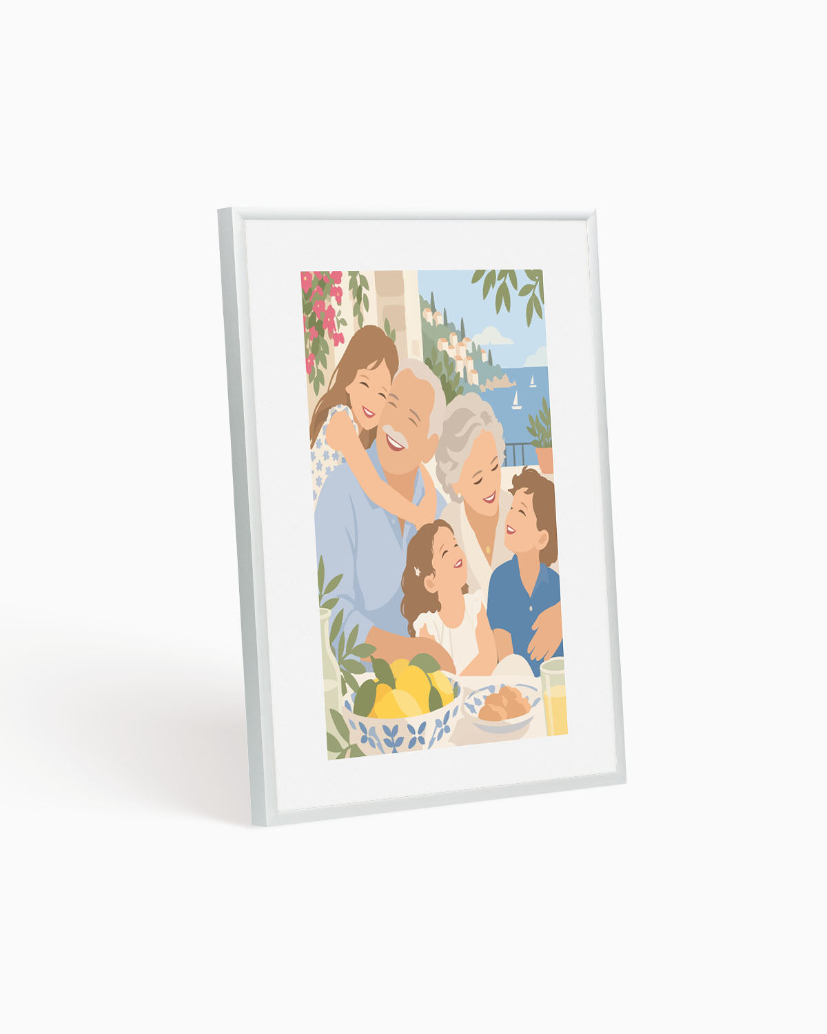 Poster Personalizzato Ritratto Flat