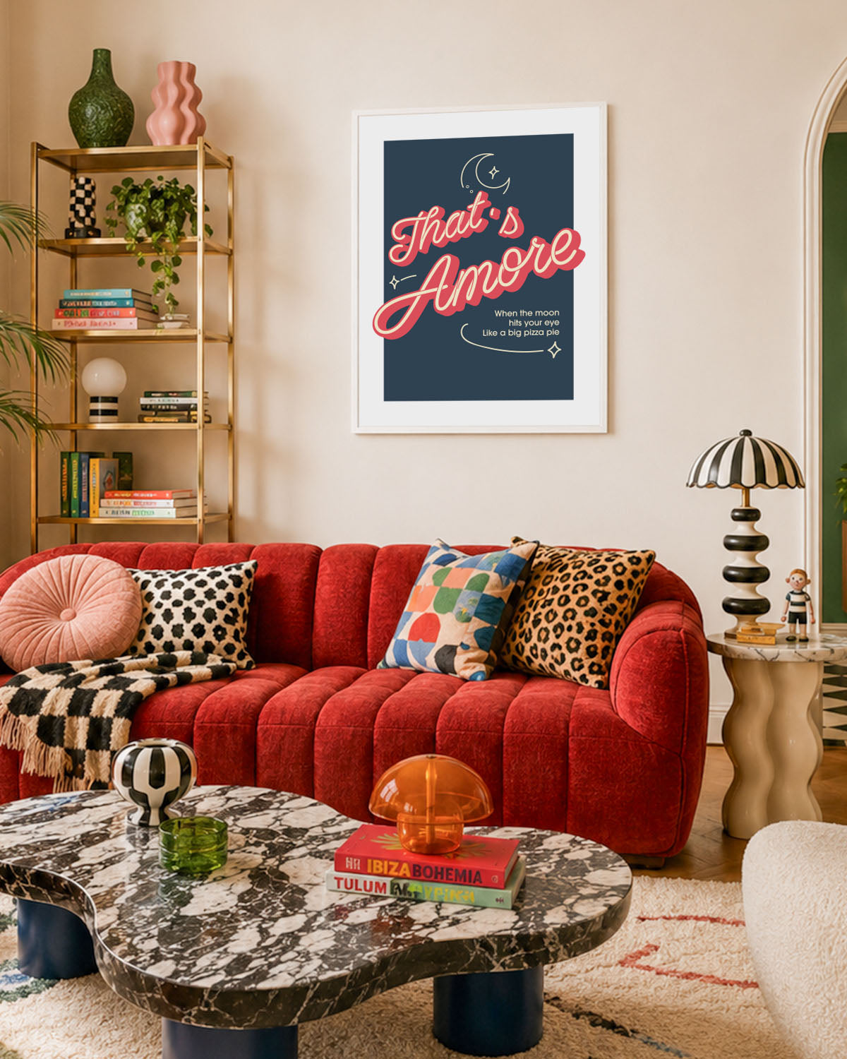 poster Typography con testi e citazioni, decorazione casa ideale per ambienti moderni