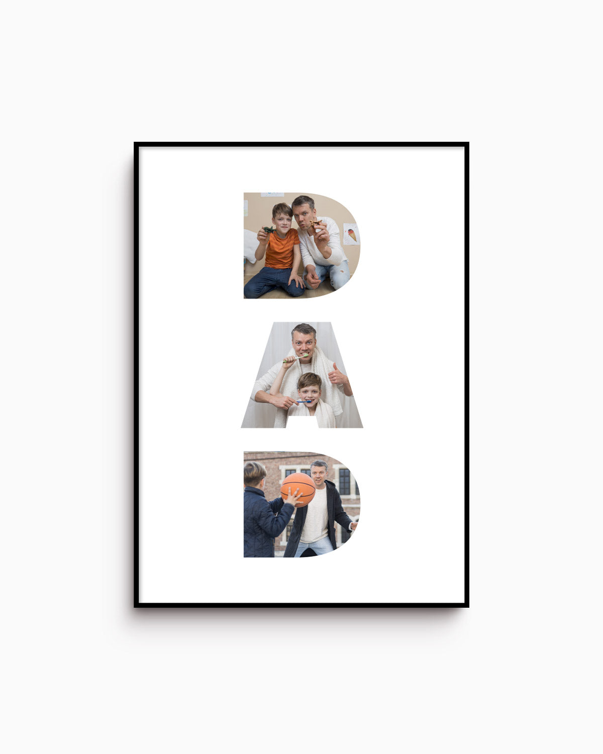 Poster Personalizzato Dad Collage