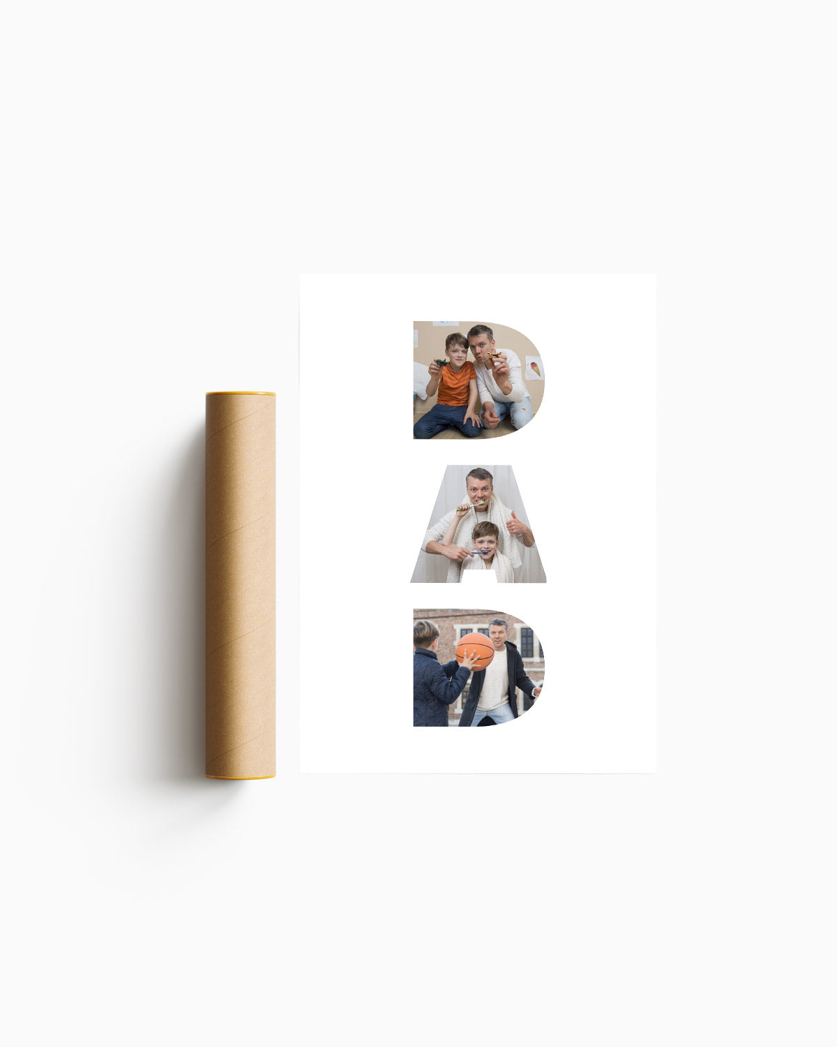 Poster Personalizzato Dad Collage
