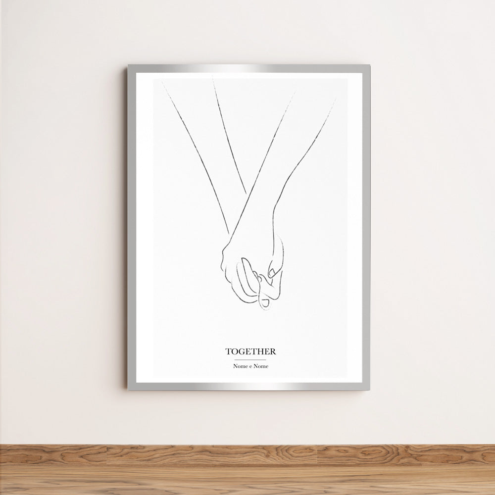 Poster Personalizzato Mano nella Mano