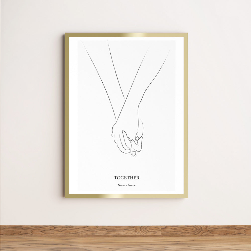 Poster Personalizzato Mano nella Mano