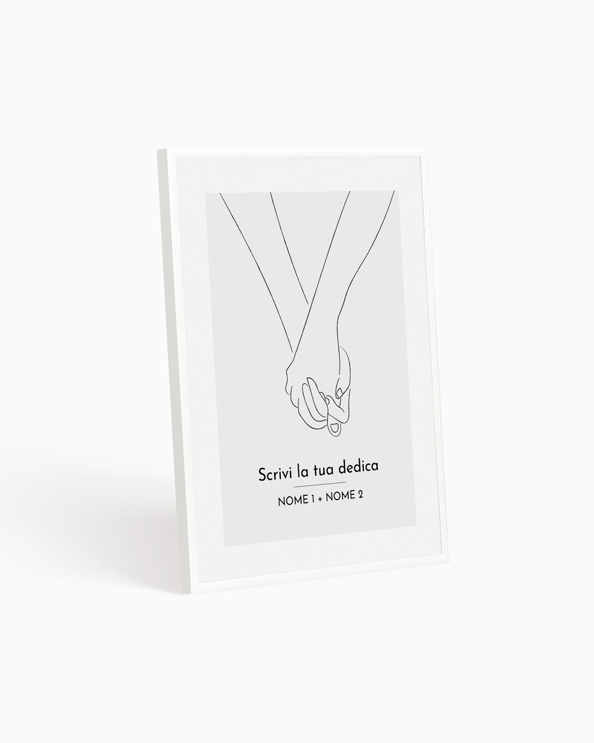 poster personalizzato moderno idea regalo, complemento d'arredo #colore_cornice-bianca