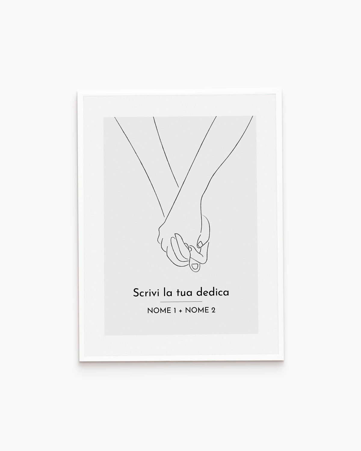 poster personalizzato moderno idea regalo, complemento d'arredo #colore_cornice-bianca