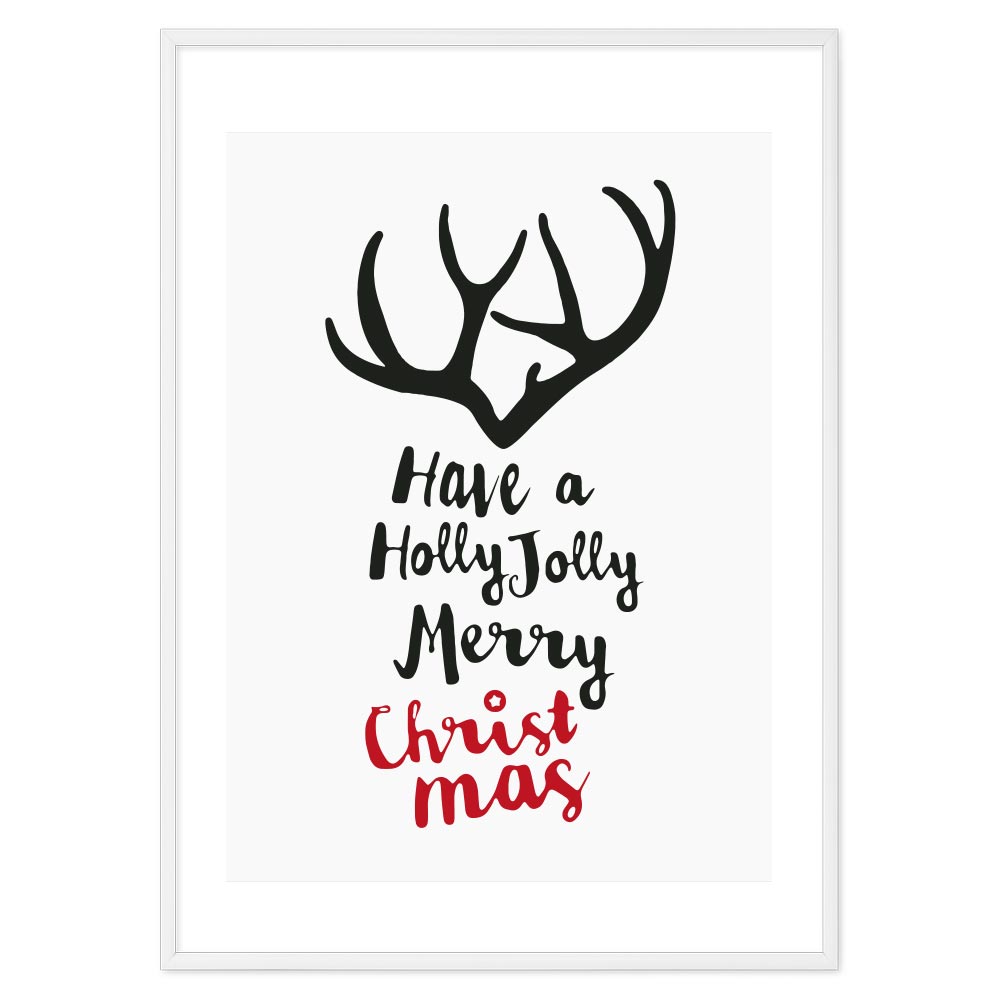 Poster Natalizio Holly Jolly