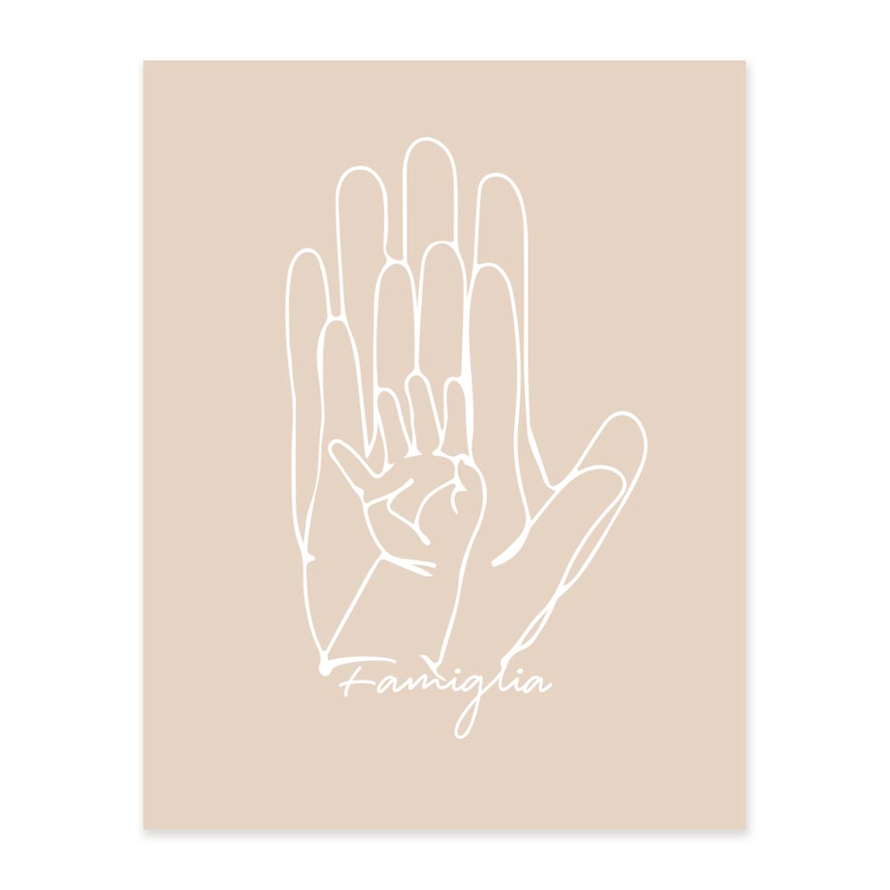 Poster Personalizzato Famiglia