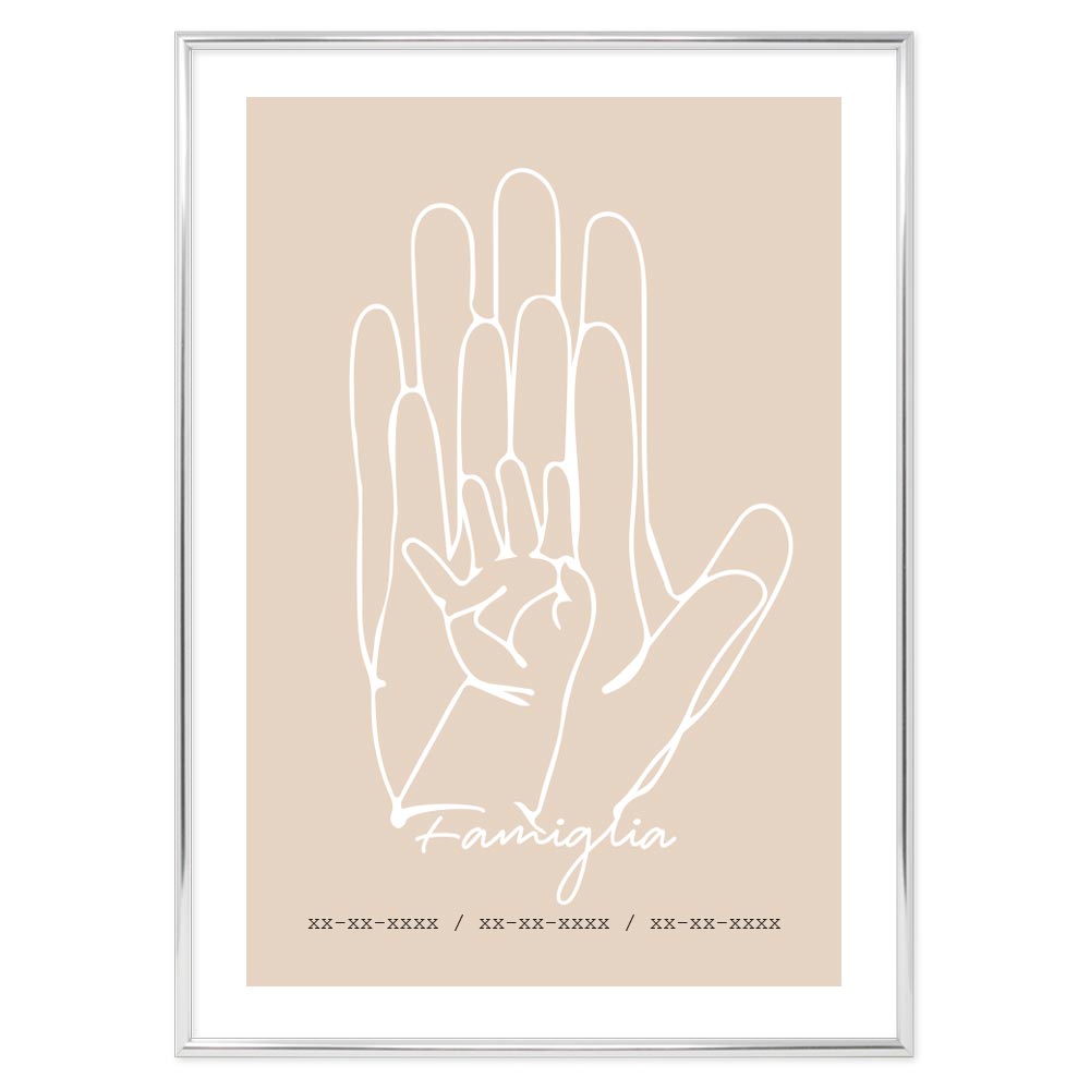 Poster Personalizzato Famiglia