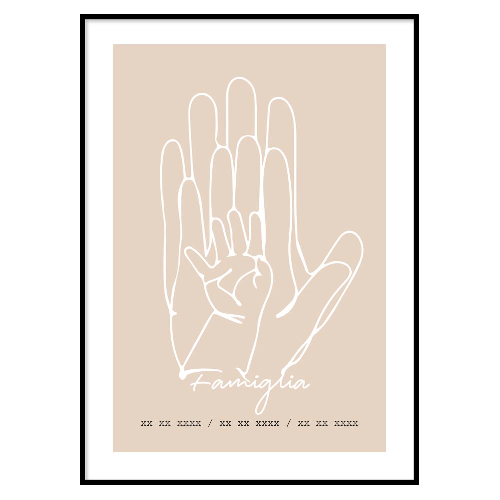 Poster Personalizzato Famiglia