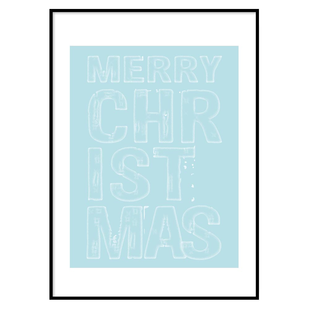 Poster Natalizio Ice Christmas