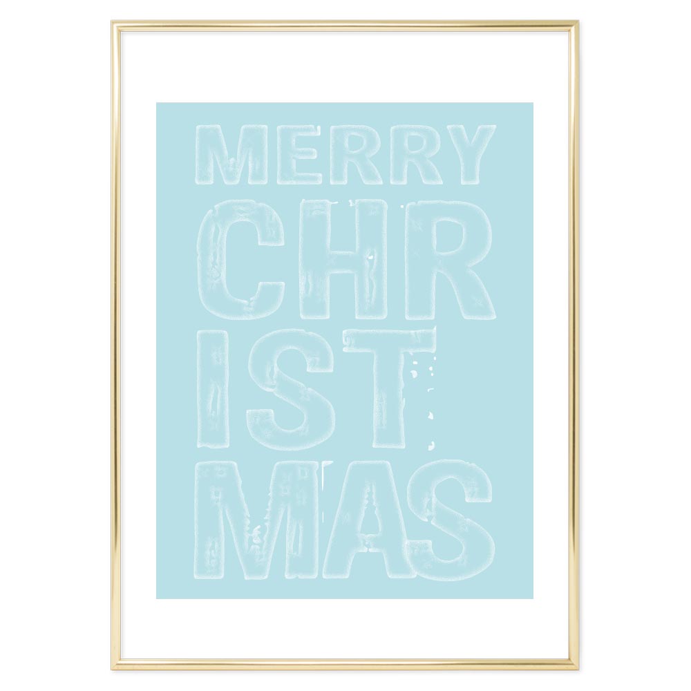 Poster Natalizio Ice Christmas