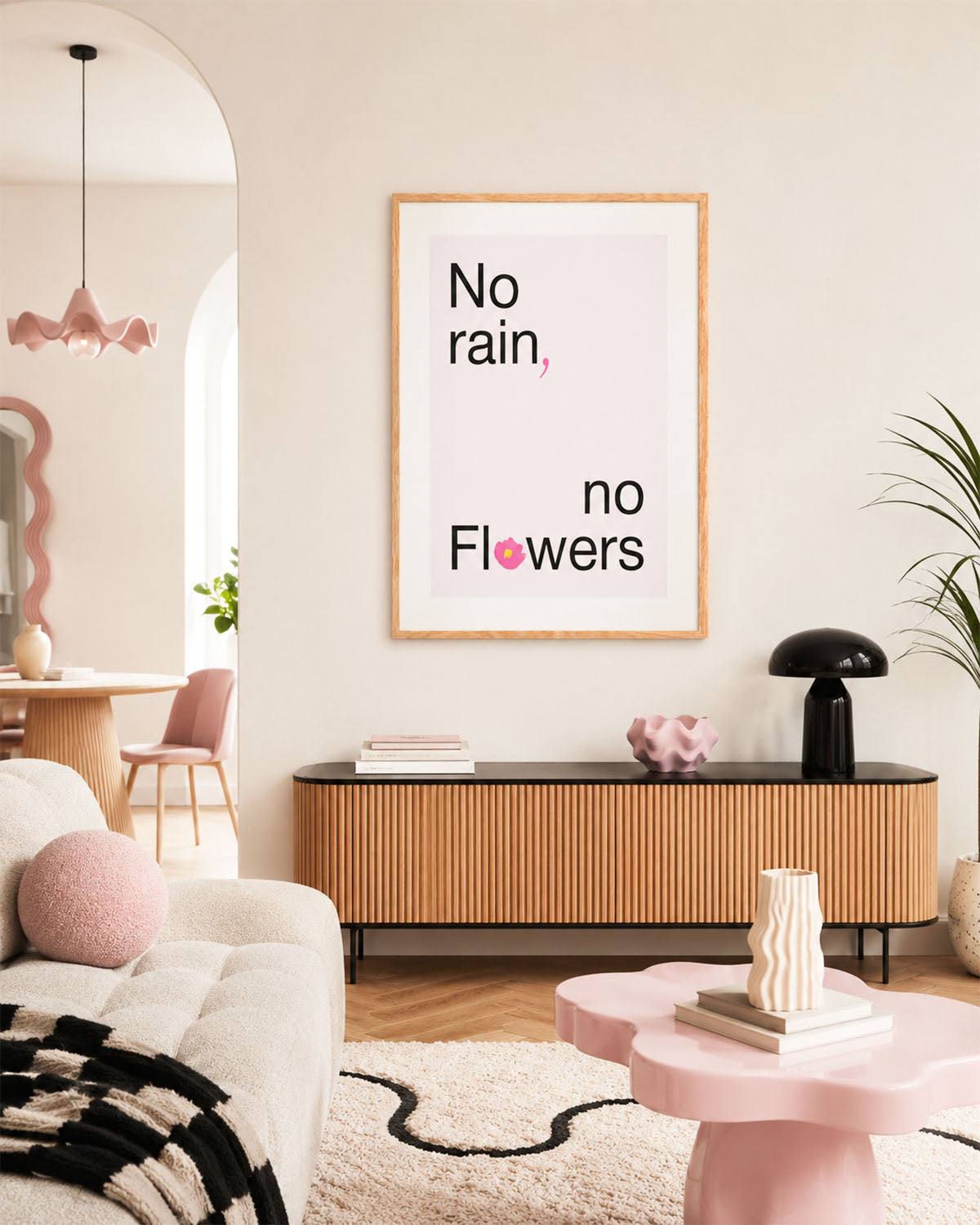 poster Typography con testi e citazioni, decorazione casa ideale per ambienti moderni