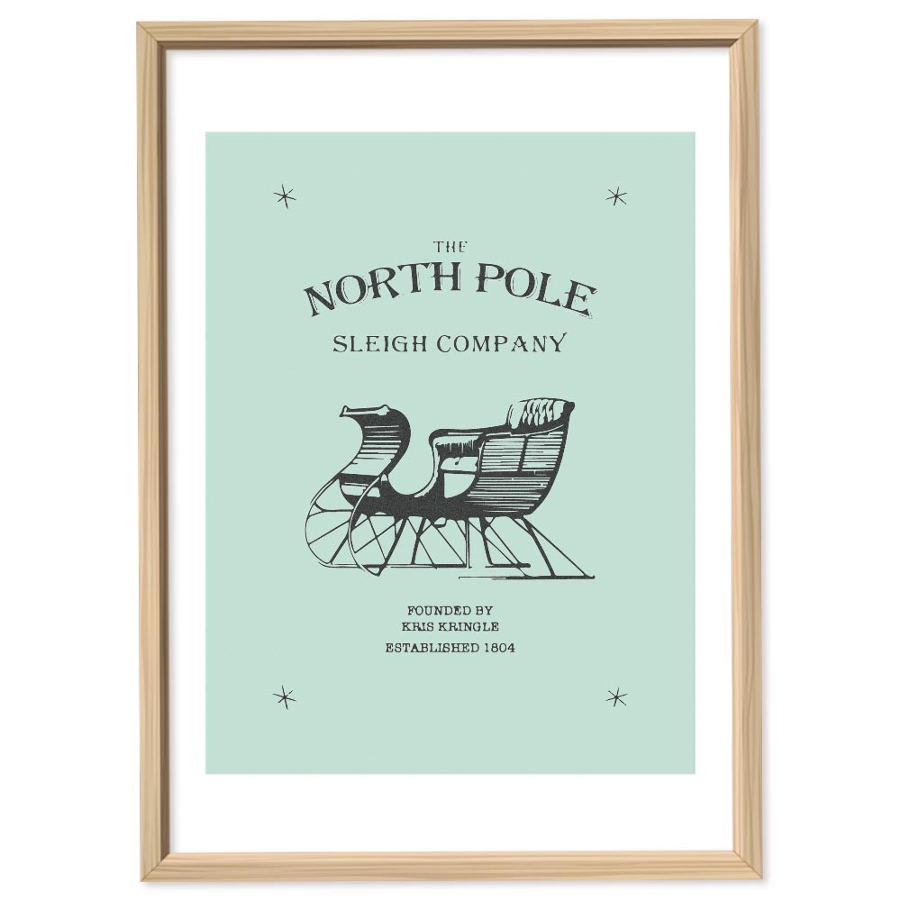 Poster Natalizio North Pole