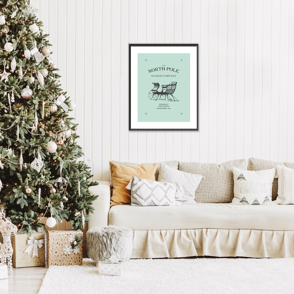 Poster Natalizio North Pole