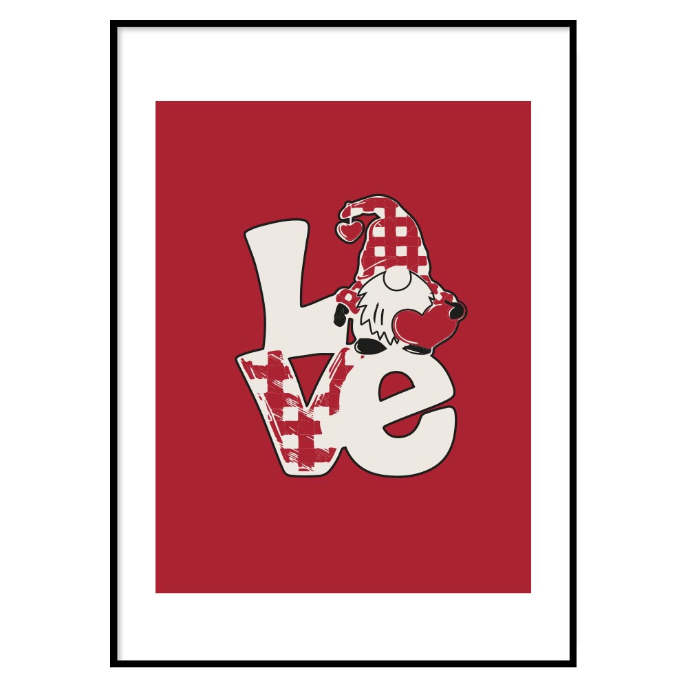 Poster Natalizio Love